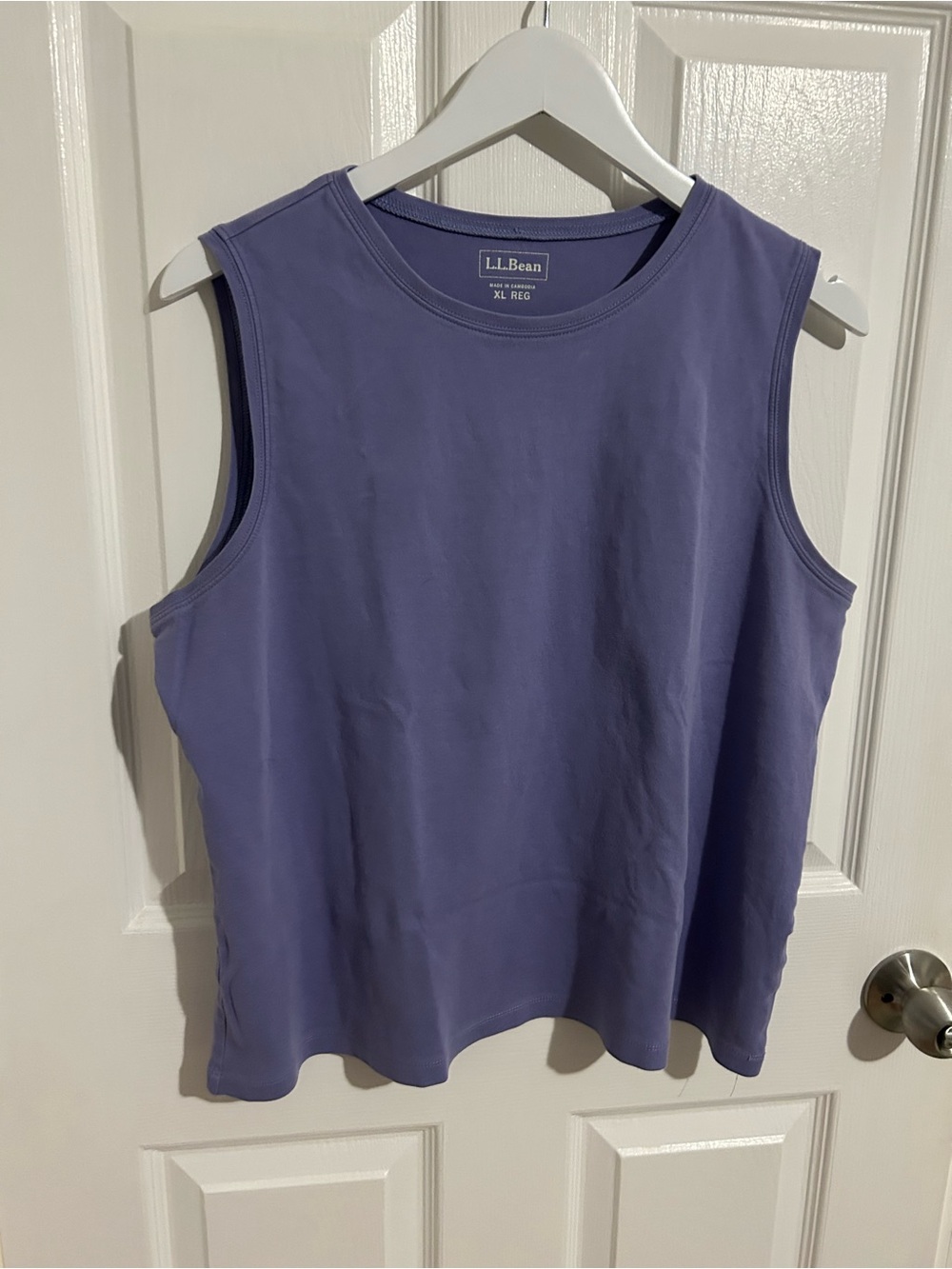 L.L. Bean Women's Sleeveless Crewneck Tank - Purple